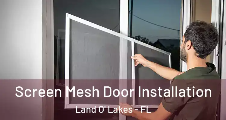  Screen Mesh Door Installation Land O' Lakes - FL